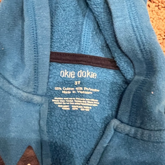 Tea Rex Sweatshirt zip up size 3 T - Picture 2 of 2